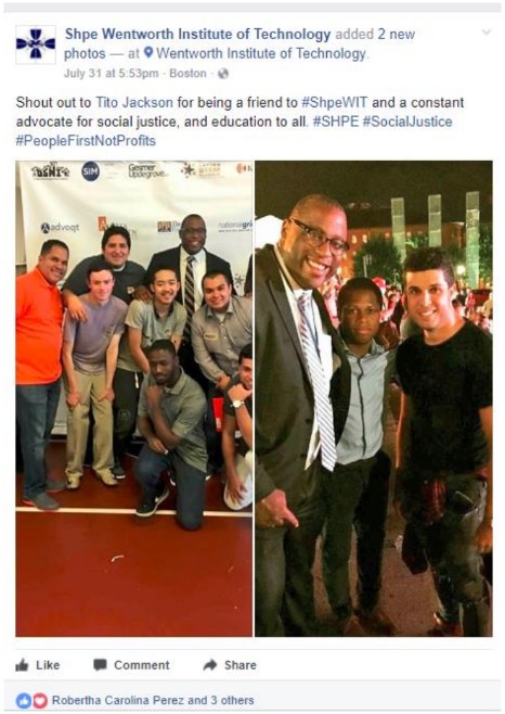 SHPE Facebook Post