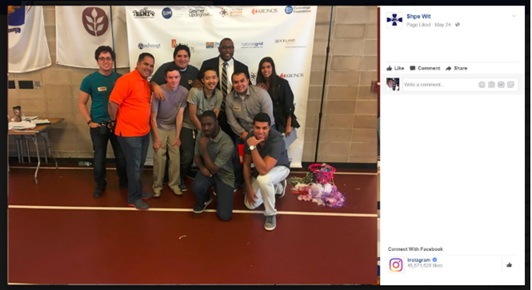 Members of SHPE Wentwoth and potential Mayor of boston